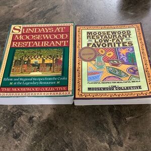 Vintage SET of TWO MOOSEWOOD COOKBOOKS Vegetarian